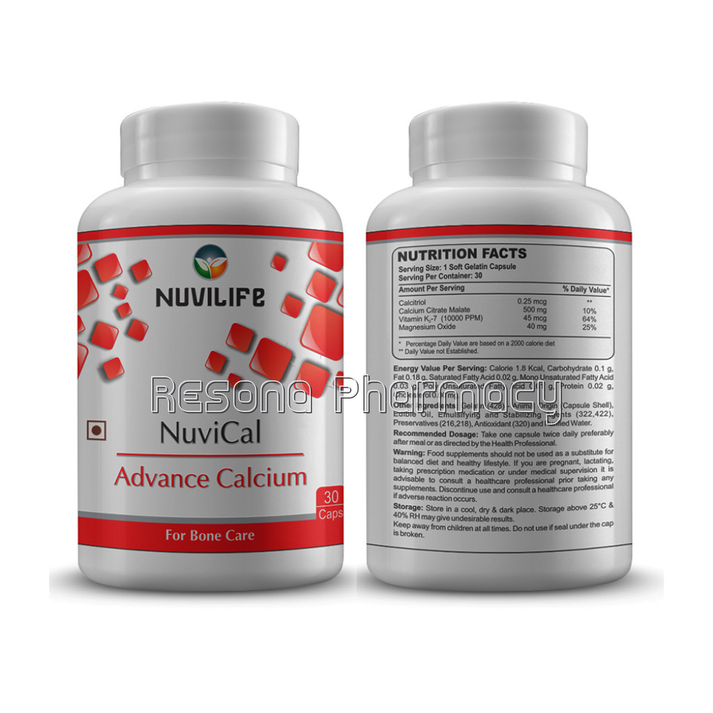 Nuvilife Advance Calcium, 30 Softgels