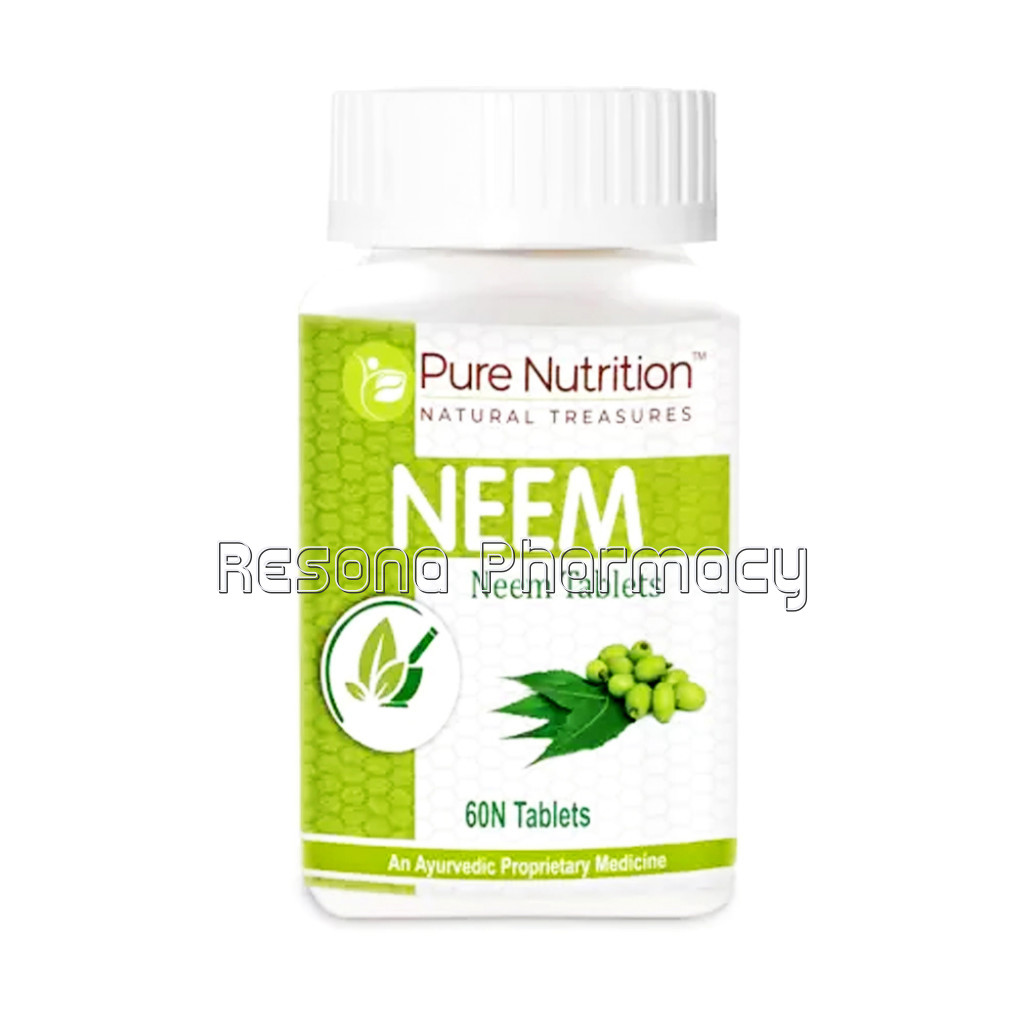 Pure Nutrition Neem  (For Antiseptic And Antibacterial Purposes) 60 Tablets