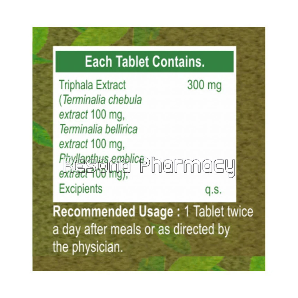 Pure Nutrition Triphala   60 Tablets