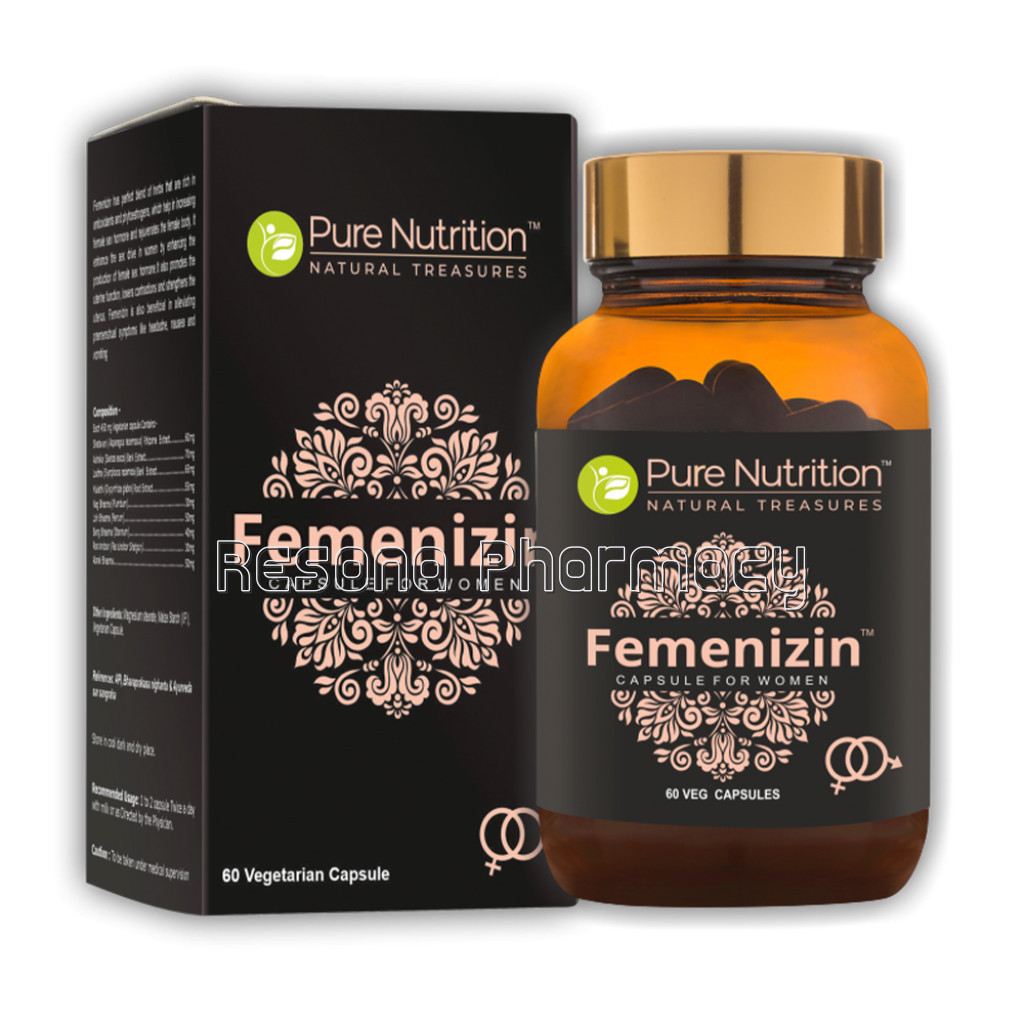 Vitality Supplement For Female Femenizin Promoting Strength' Stamina and Vigour  60 Veg Capsules