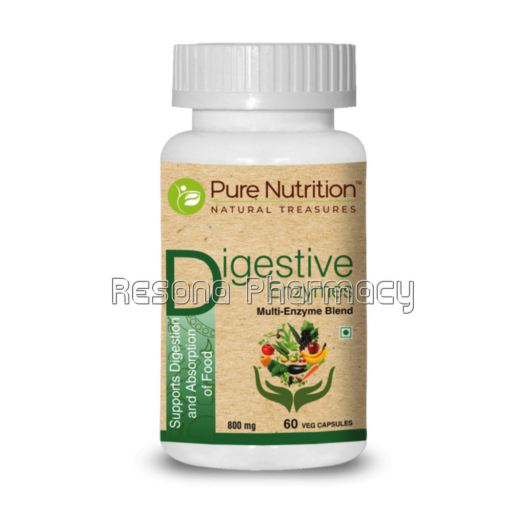 Digestive Enzymes Superior Bioavailability To Support Digestion And Better Absorption Of Food   60 Capsules
