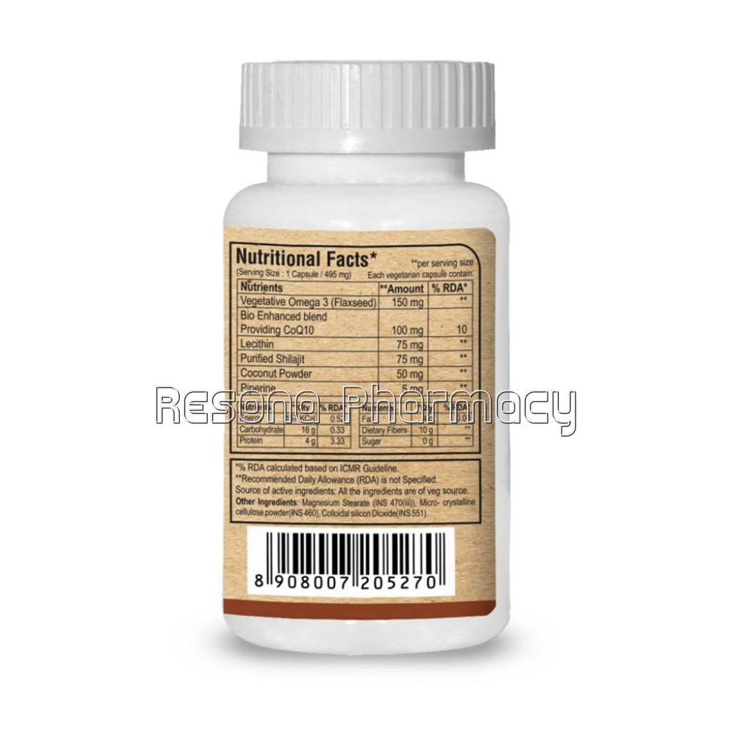 Bio Coq 10 (A Bio Enhanced Cellular Energy)   60 Veg Capsules