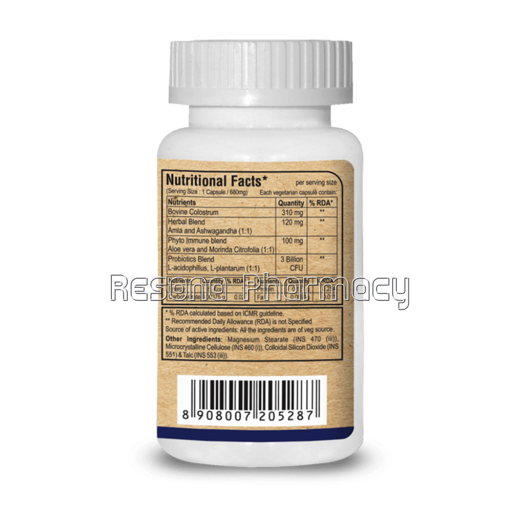 Immune Pro Health Supplement For Immunity   60 Capsules