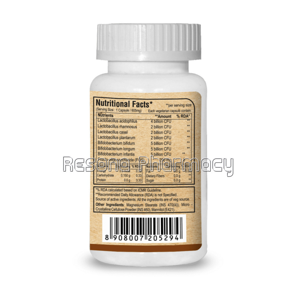 Progut Plus Promote Digestive Health and Builds Immunity Seven Powerful Strains | 25 Billion Cfus Of Naturally Fermented Probiotics  60 Veg Capsules