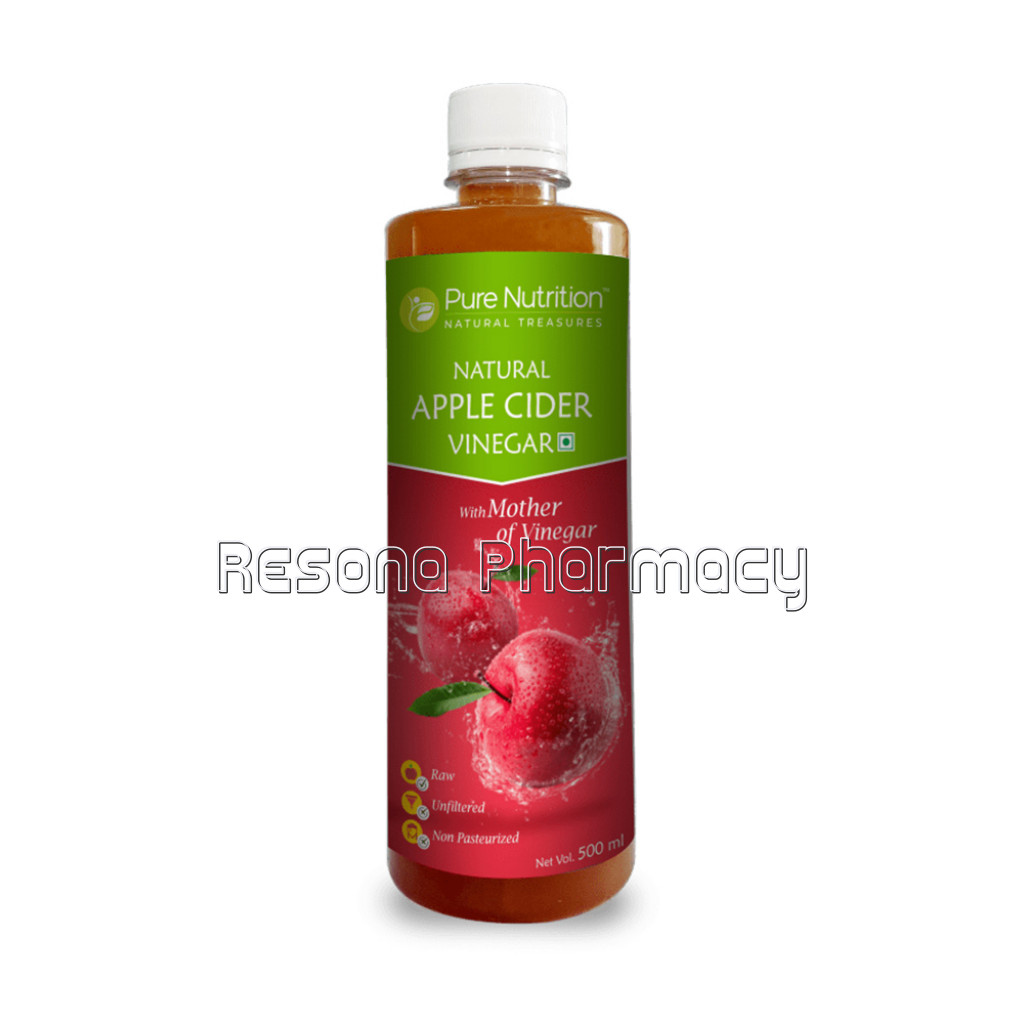 Raw Apple Cider Vinegar | Unfiltered Apple Cider Vinegar Made From The “Mother” 500Ml Liquid