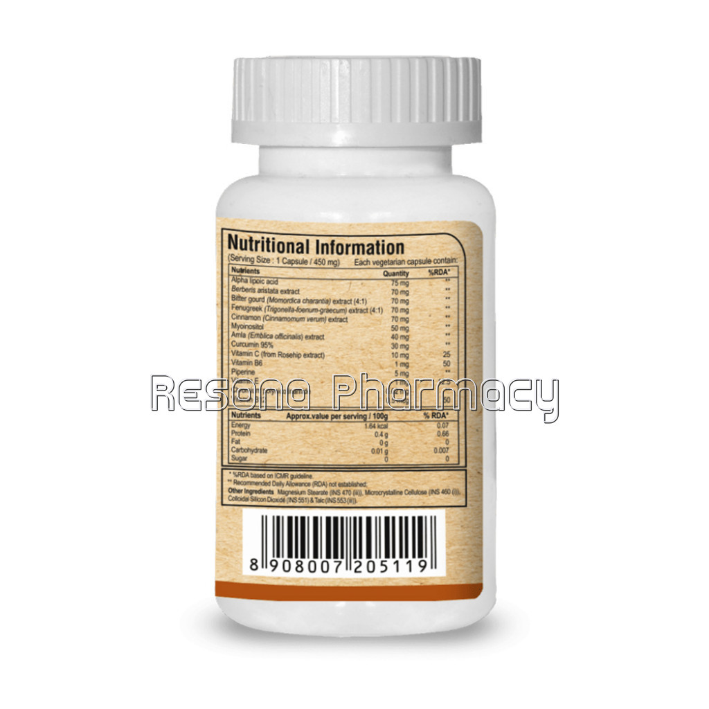 Fensugen For Diabetes ( Optimised Nutrition To Help Manage Blood Sugar Levels Naturally )   60 Veg Capsules