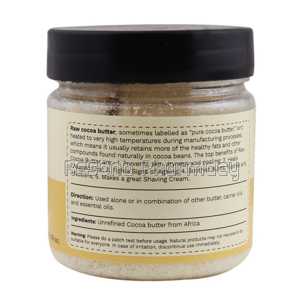 African Cocoa Butter  Raw, Unprocessed and Unrefined 100Gm