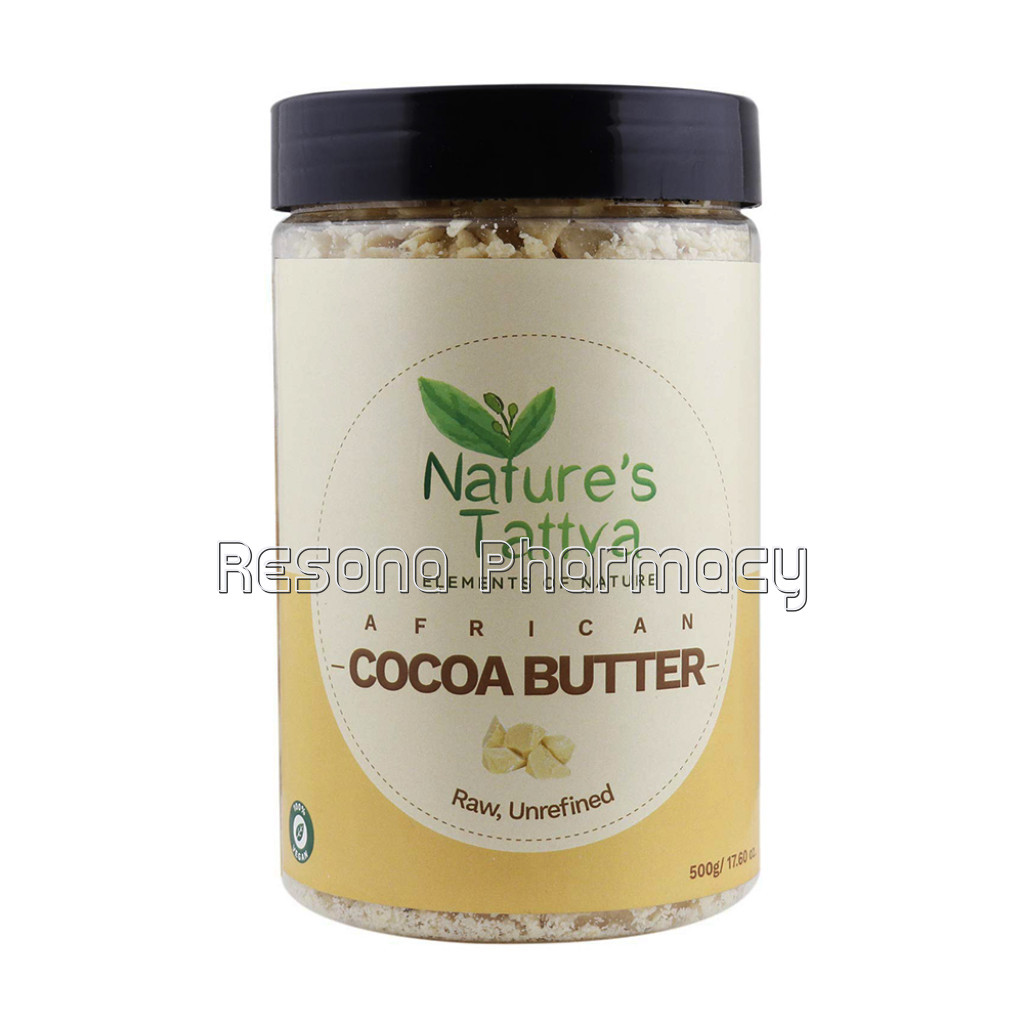 African Cocoa Butter  Raw, Unprocessed and Unrefined 500Gm