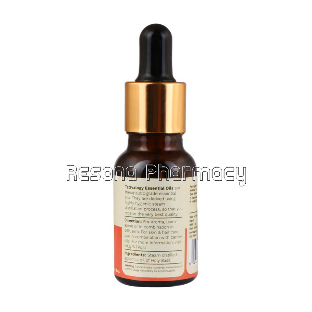 Holy Basil Essential Oil, Therapeutic Grade 15Ml