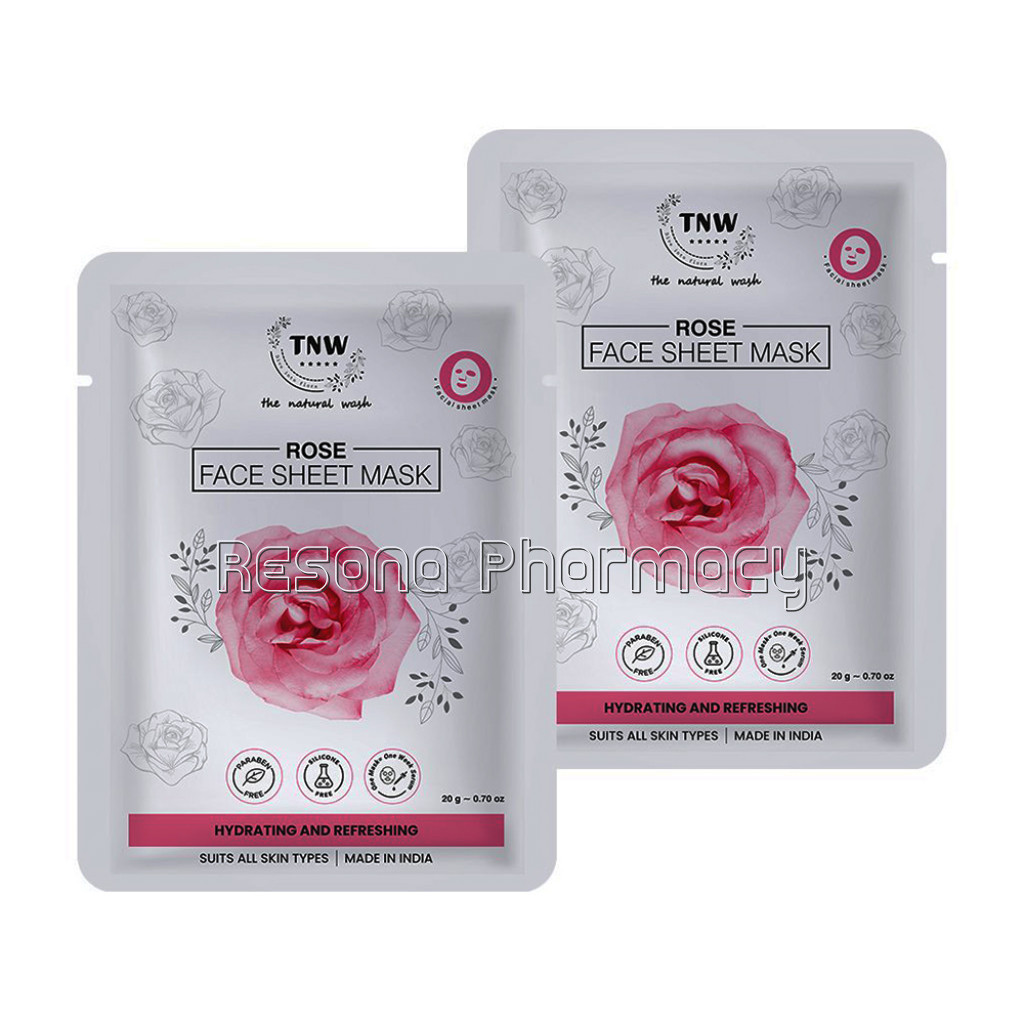 Rose Face Sheet Mask Pack Of 2