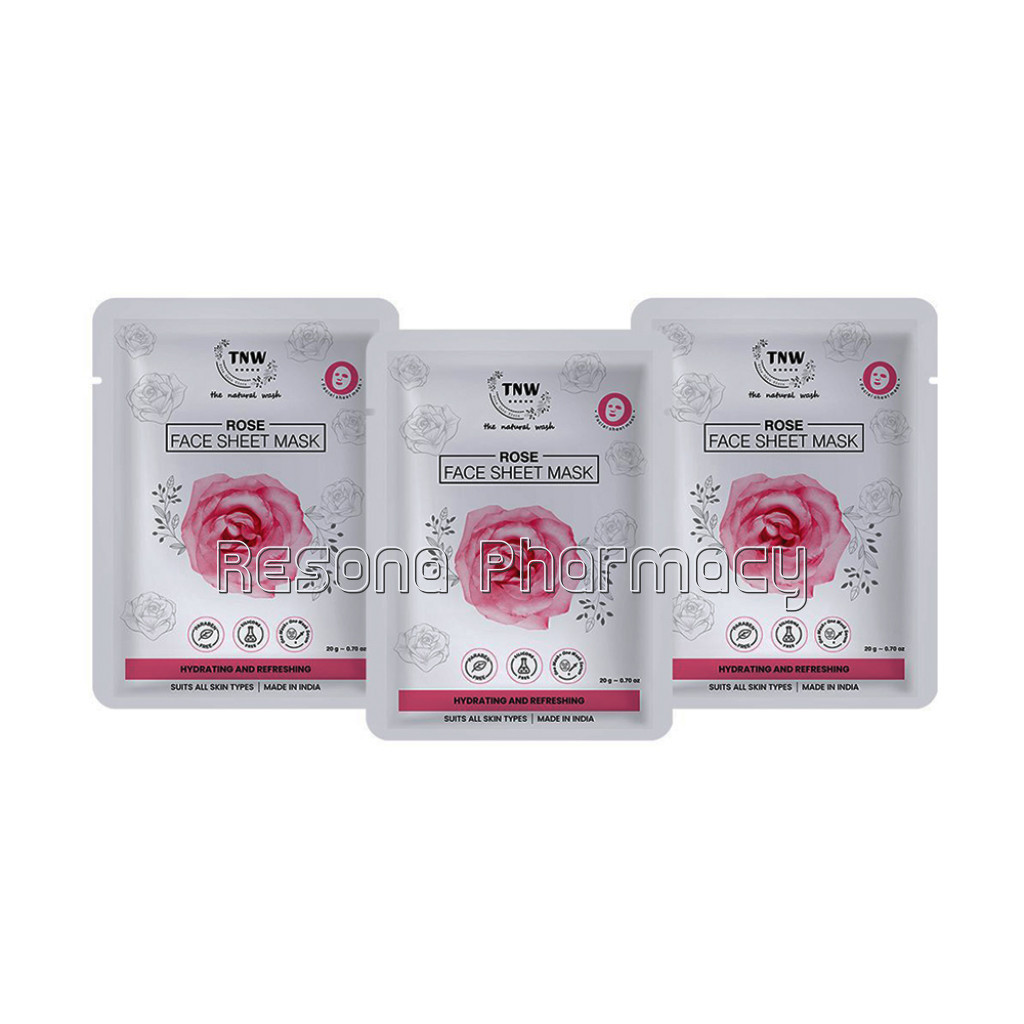Rose Face Sheet Mask Pack Of 3