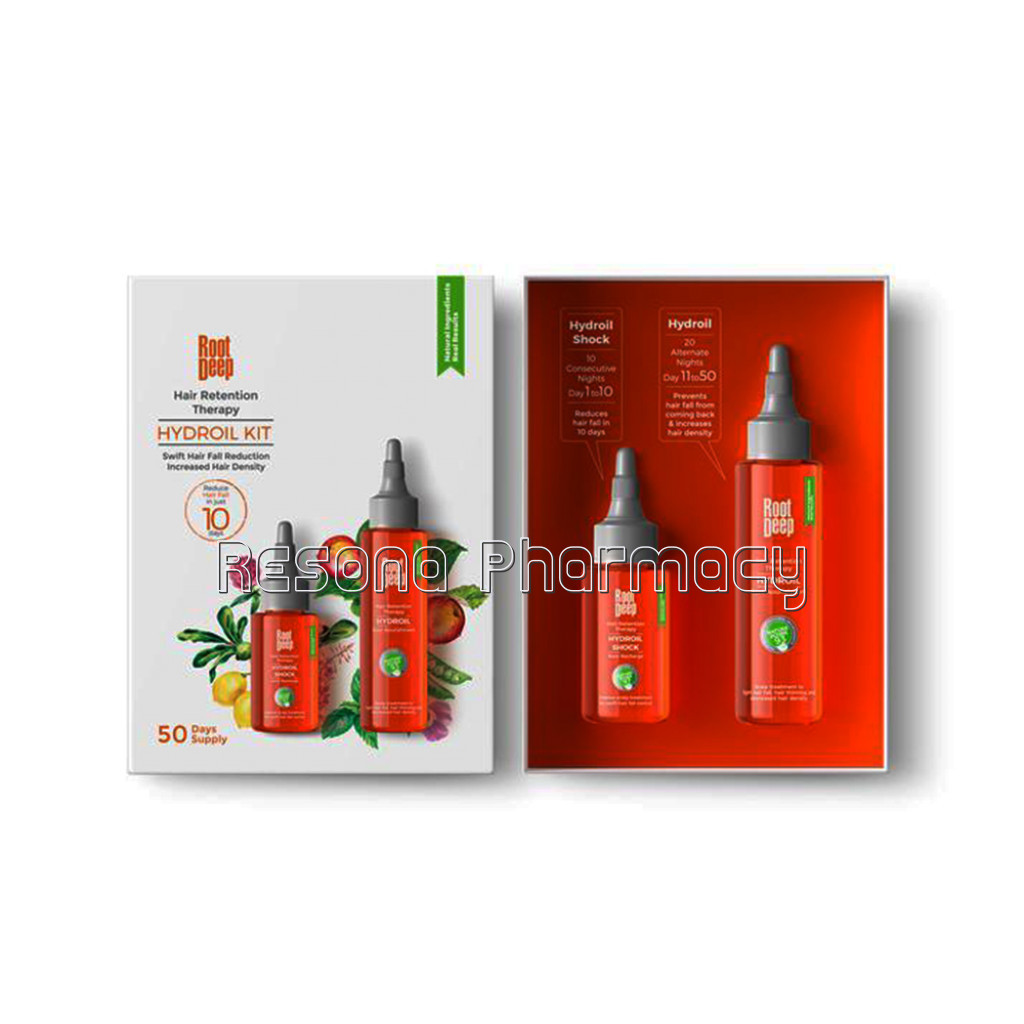 Root Deep Hydroil Hair Retention Kit 50Ml Plus 100Ml