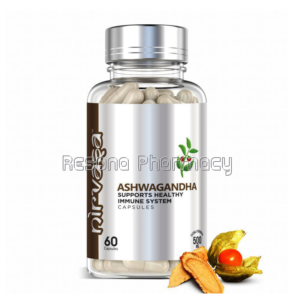 Nirvasa Ashwagandha Capsules 500Mg – 60 Capsules