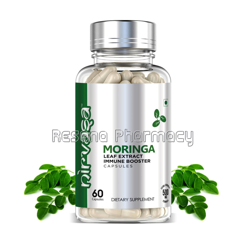 Nirvasa Moringa Leaf Extract Capsules 500Mg – 60 Capsules