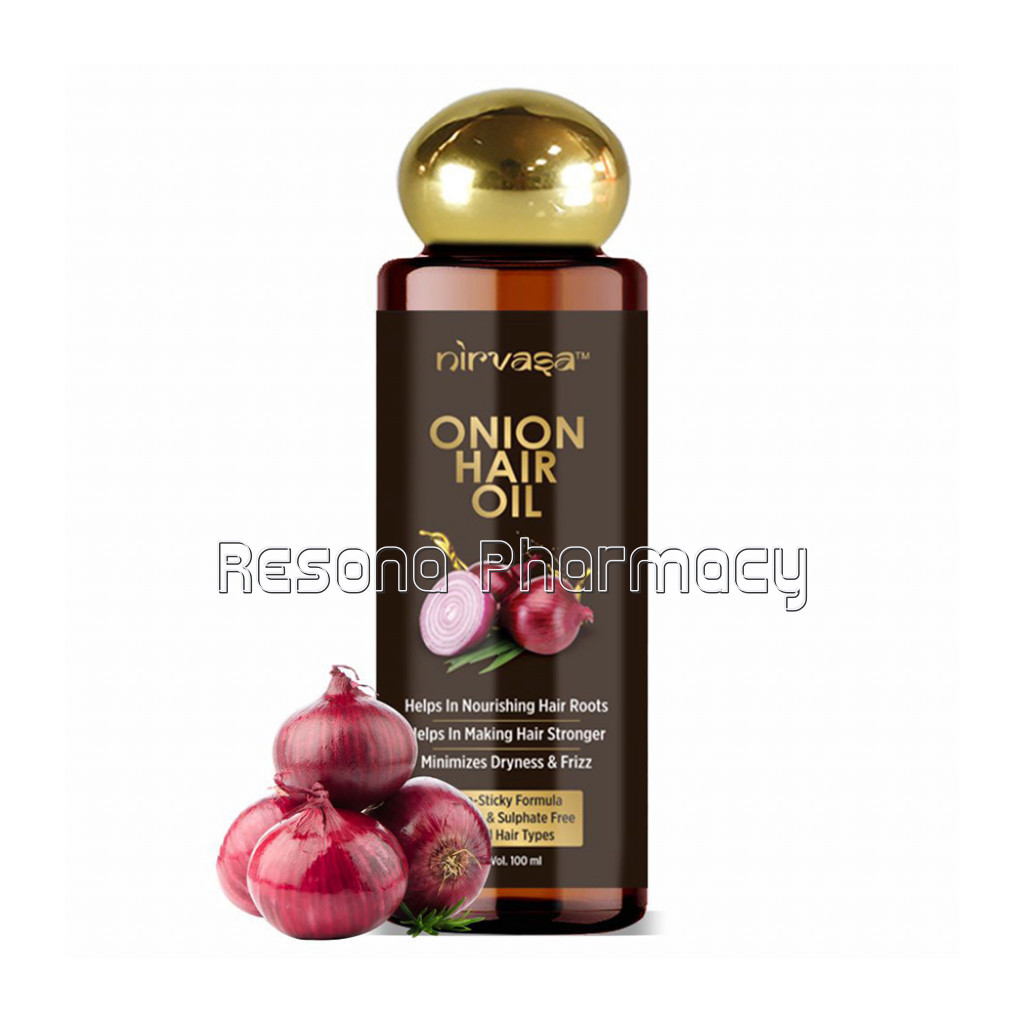 Nirvasa Onion Hair Oil Formulated To Control Hair Fall And Boost Hair Growth  100Ml