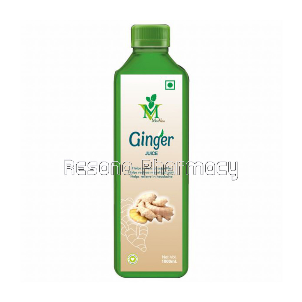 Mint Veda Ginger Juice | Digestion | NaNaturalJuice (Sugar Free) 1 Ltr
