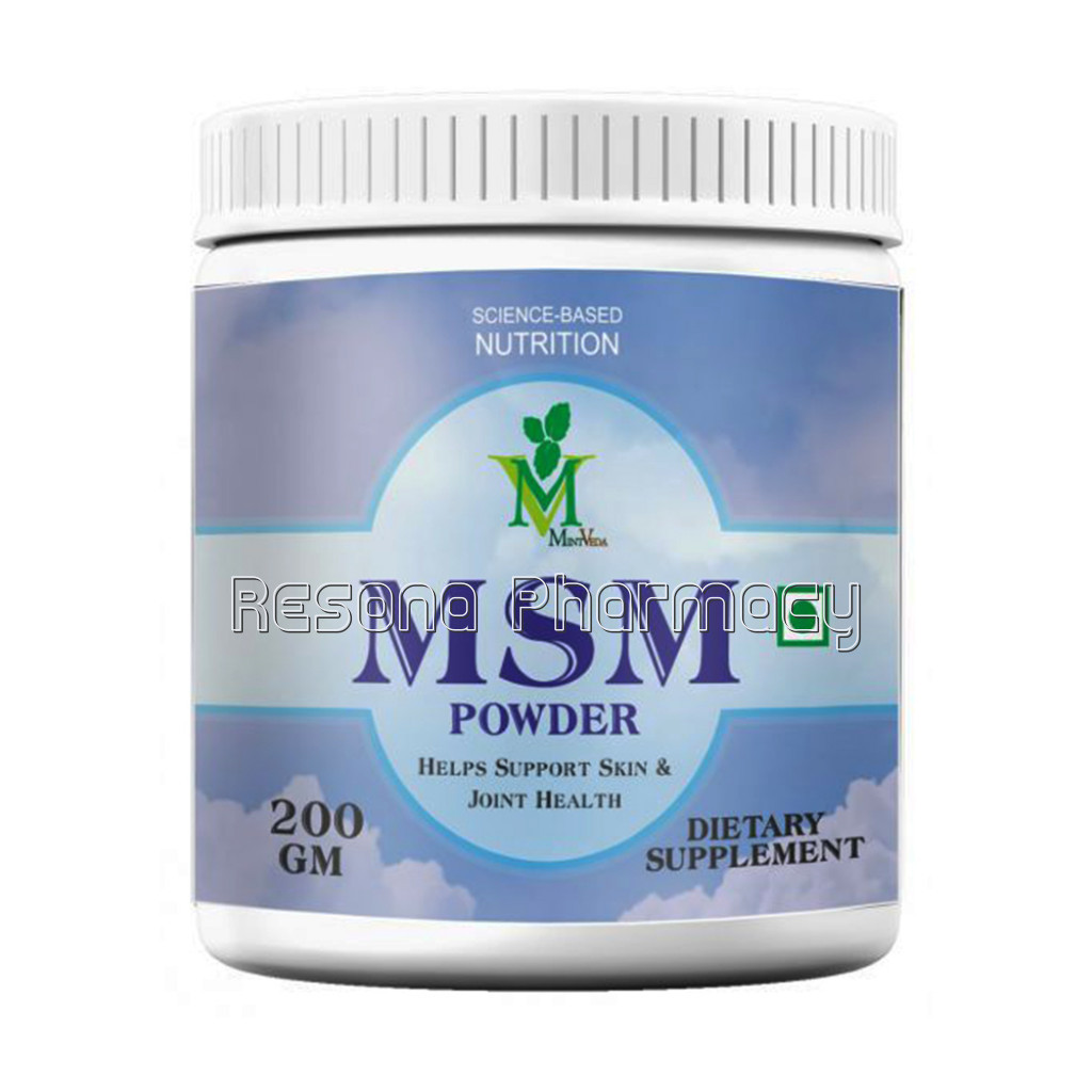 Mint Veda Msm Supplements For Beauty Bone and Joint Health 200 Gm
