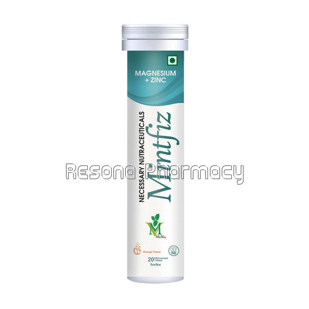 Mintfiz Magnesiumpluszinc Effervescent 20 Tablets
