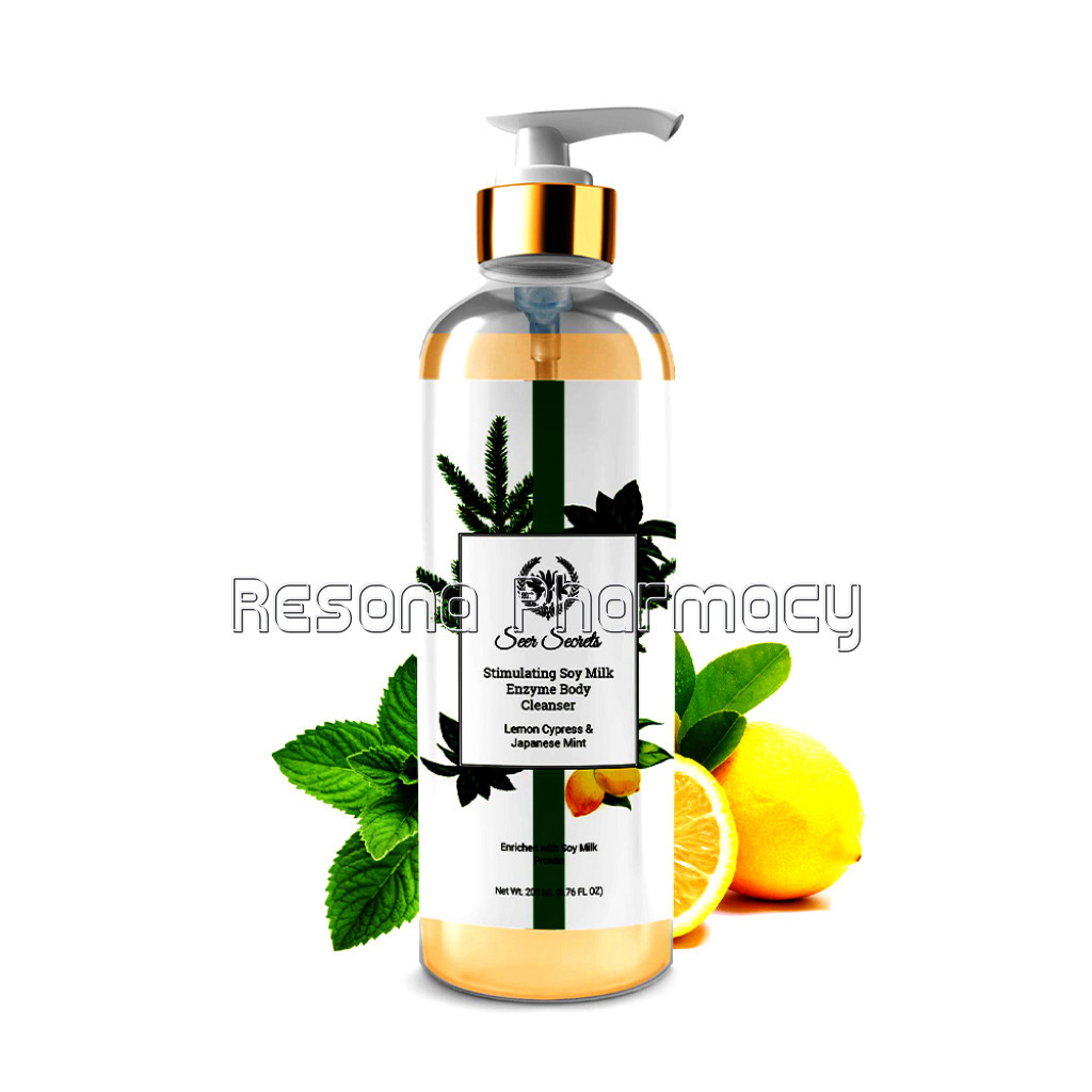 Lemon, Cypress and Japanese Mint Stimulating Soy Milk Enzyme Body Cleanser