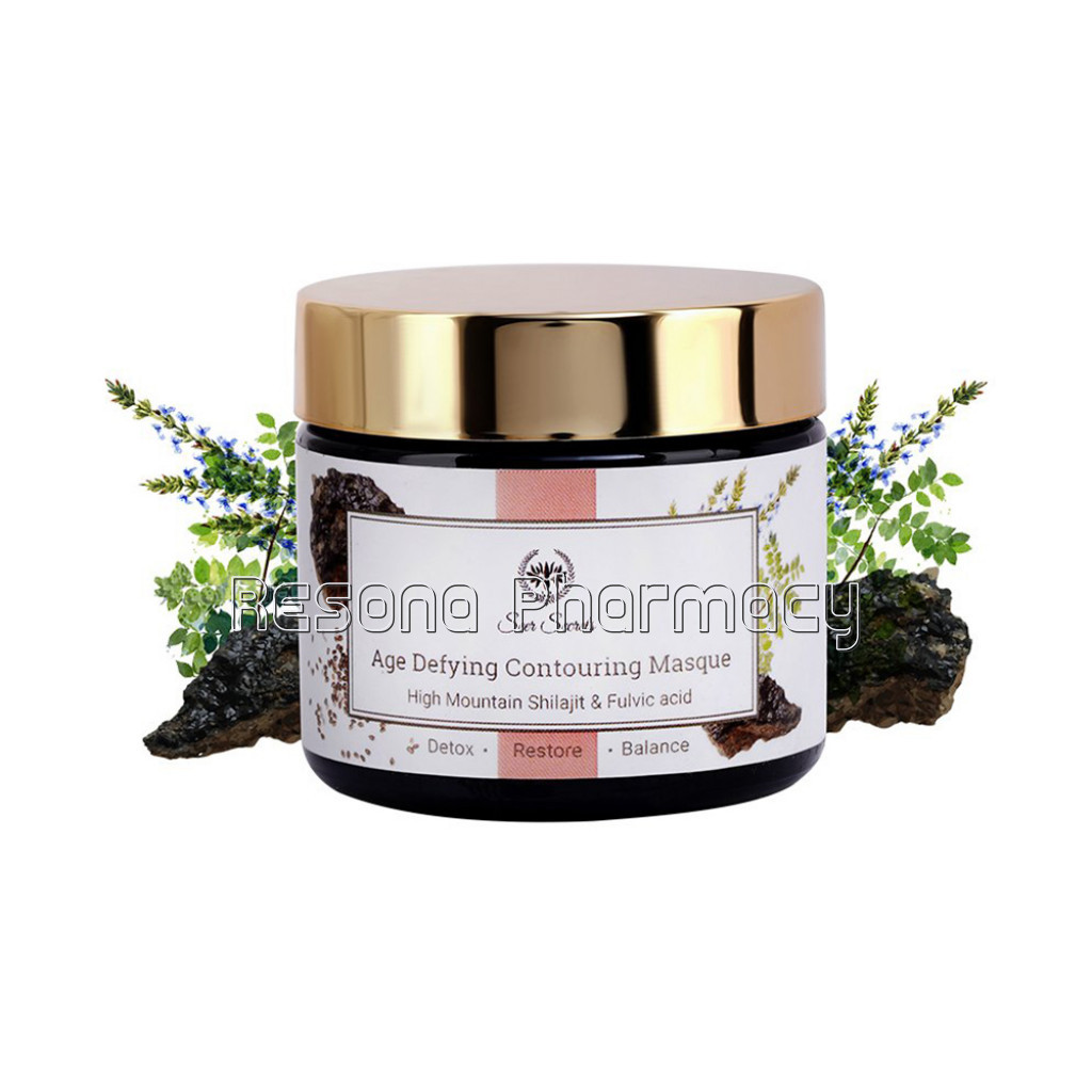 Age Defying Contouring Masque High Mountain Shilajit and Fulvic Acid  Treatment For Blemish Skin