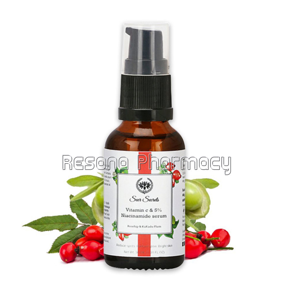 Rosehip And Kakadu Plum Vitamin C and 5% Niacinamide Serum  For Glowing Skin