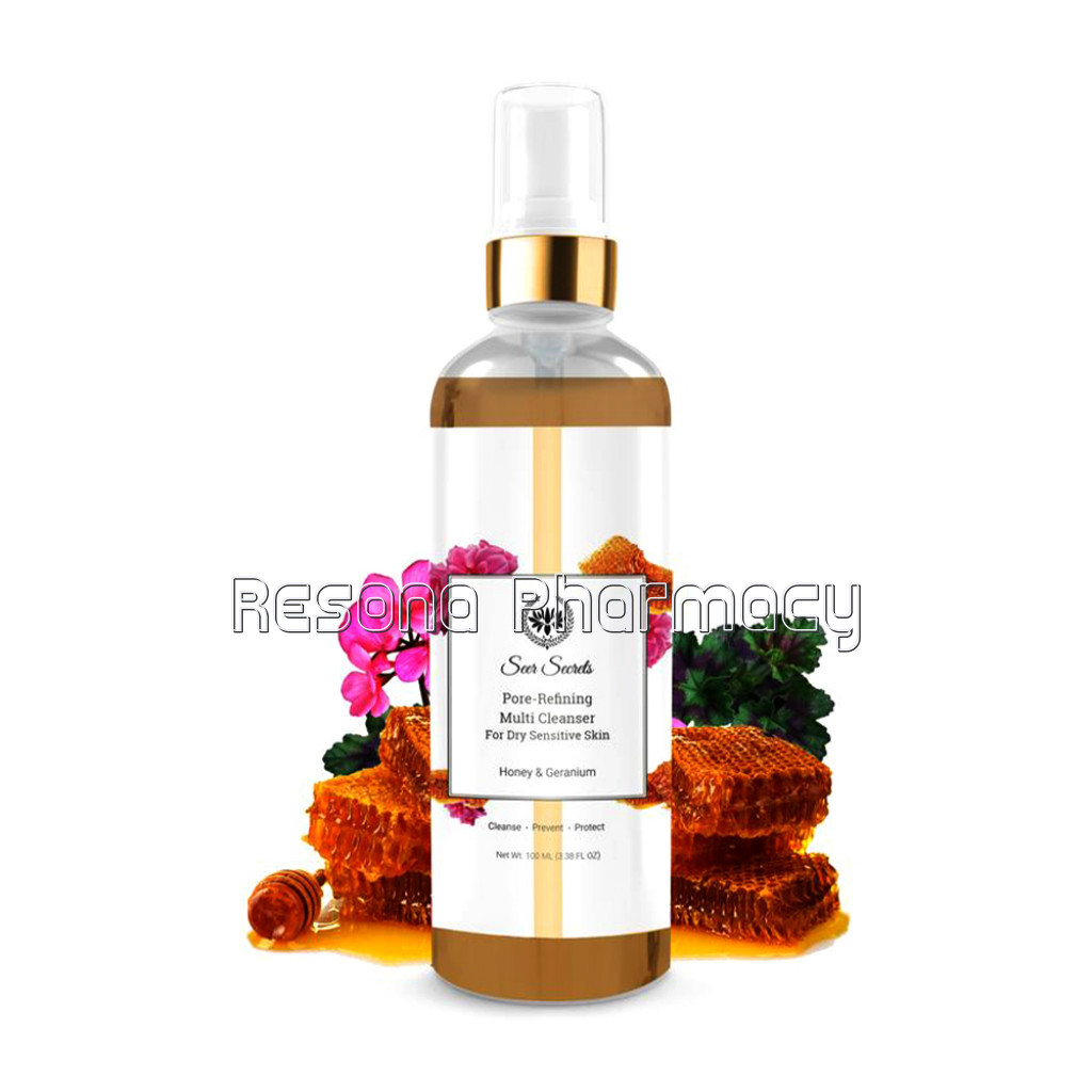 Honey and Geranium Pore Refining Multi Cleanser   For Dry Skin