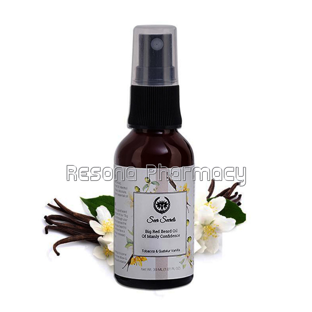 Tobacco and Gudalur Vanilla Big Red Beard Oil For Manly Confidence