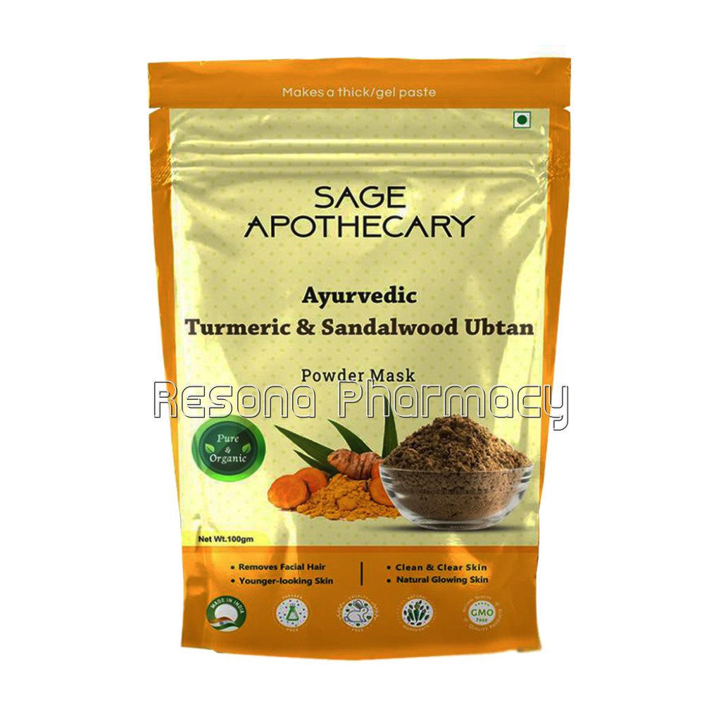 Ayurvedic Turmeric and Sandalwood Ubtan Powder Mask 100 Gm