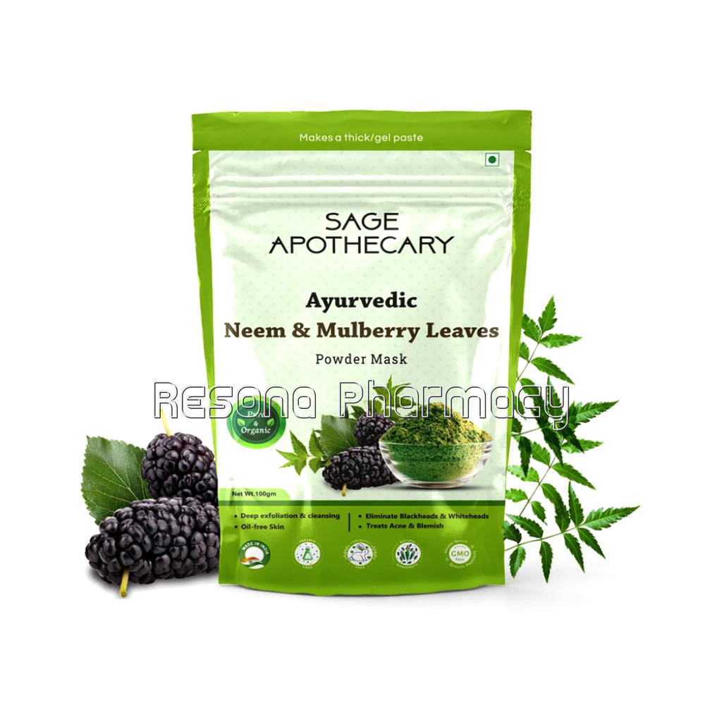 Ayurvedic Neem and Mulberry Leaves Powder Face Mask 100 Gm