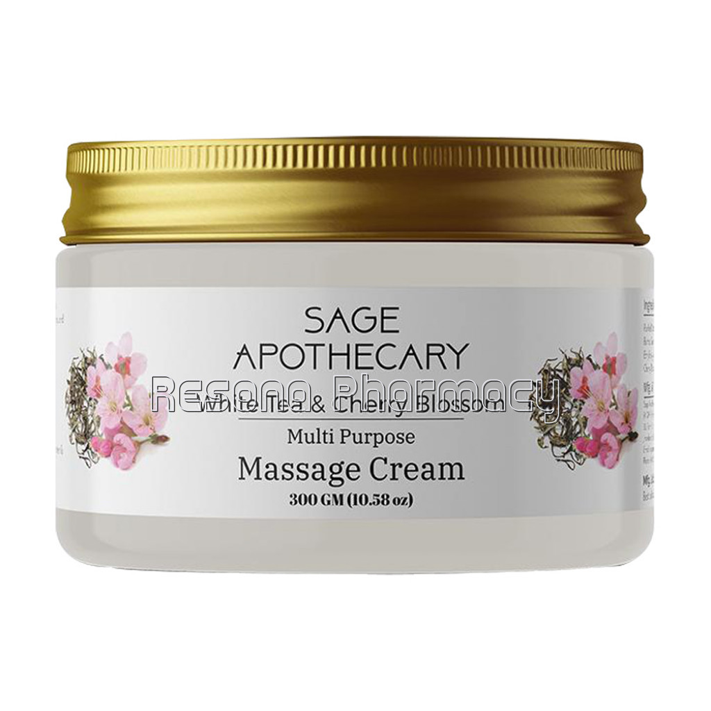 Massage Cream White Tea and Cherry Blossom