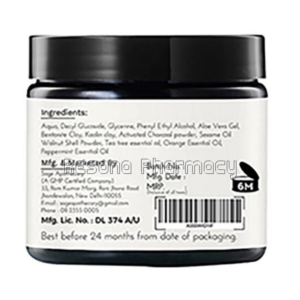 Activated Charcoal and Tea Tree 3 In 1 Mud Mask