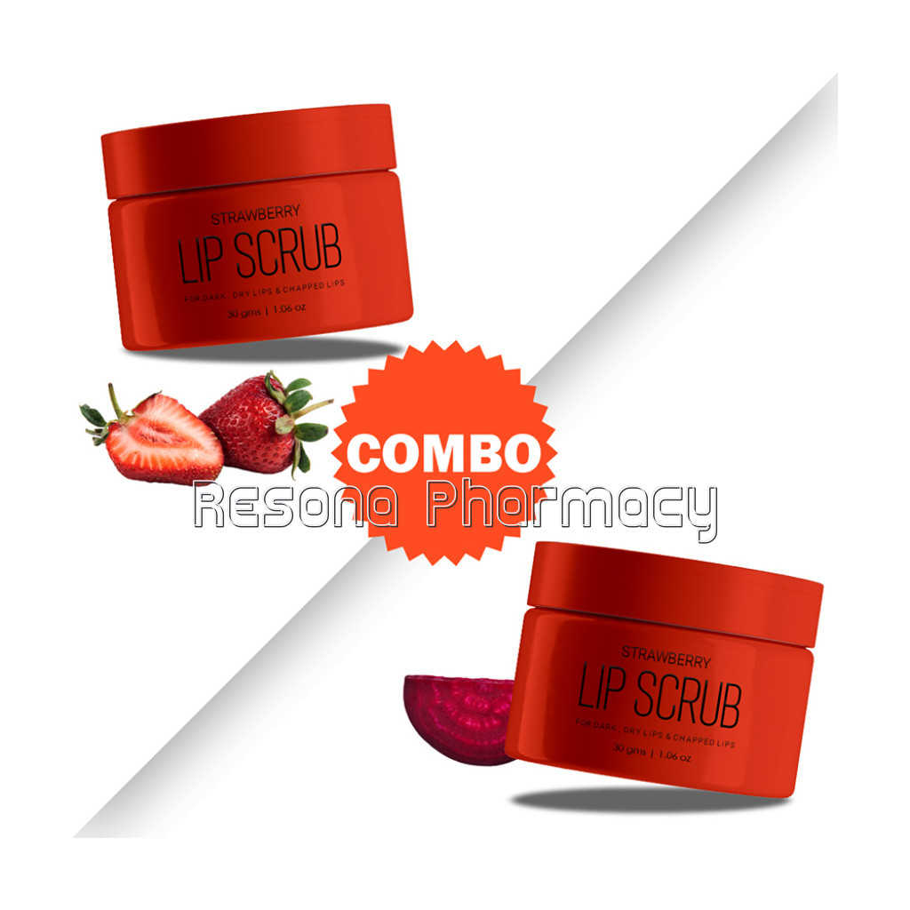 Strawberry Lip Scrub   Pack Of Two