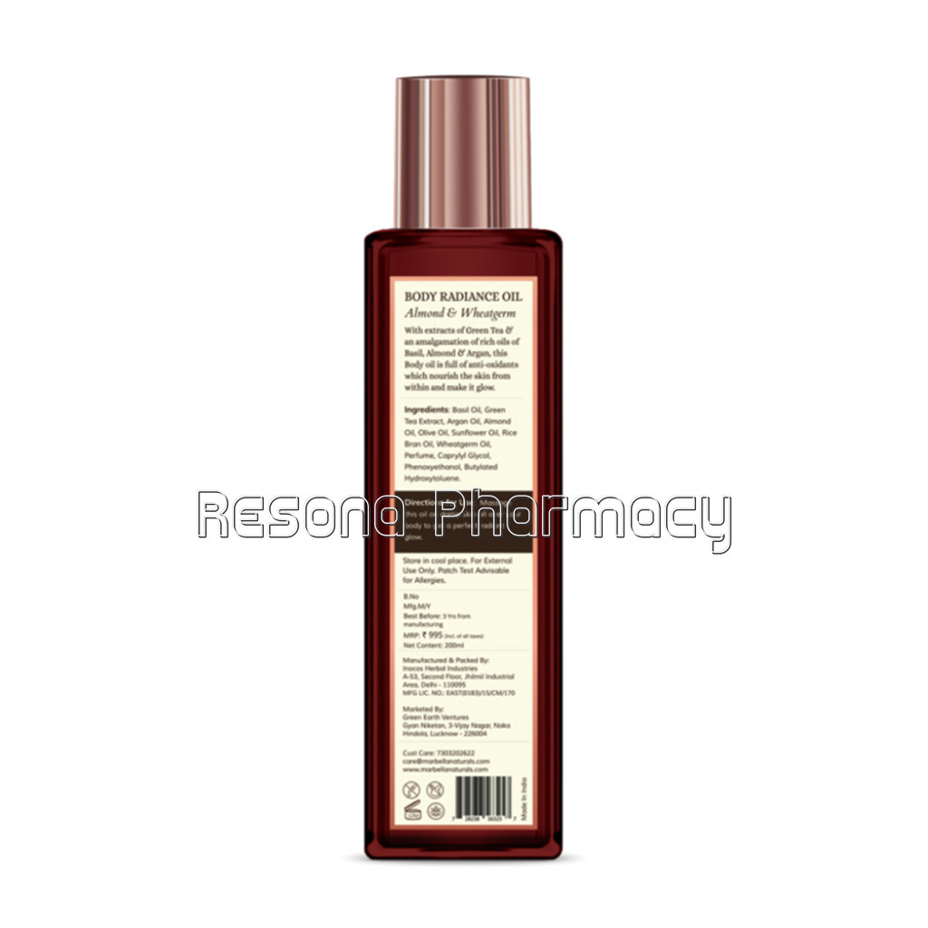 Body Radiance Oil – Almond and Wheatgerm
