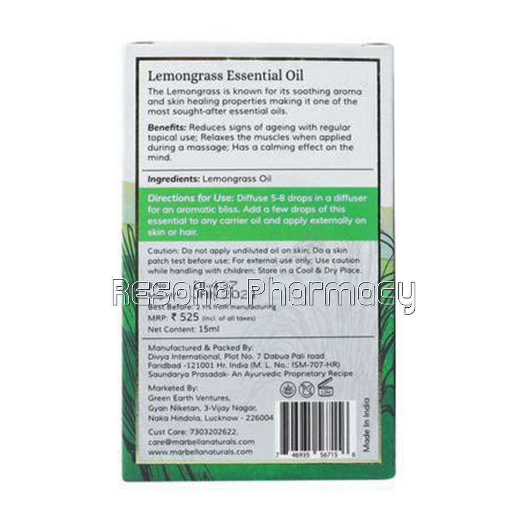 Pure Lemongrass Essential Oil