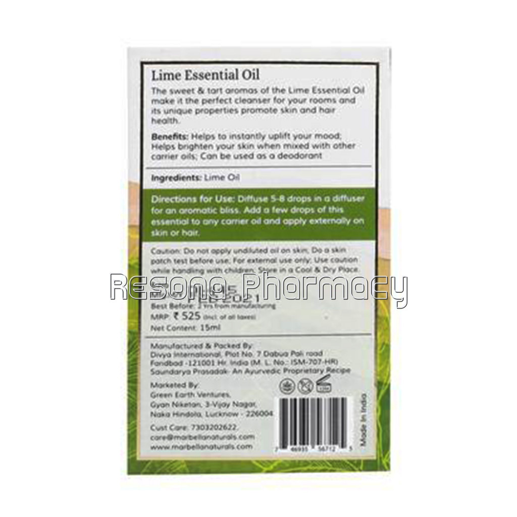 Pure Lime Essential Oil