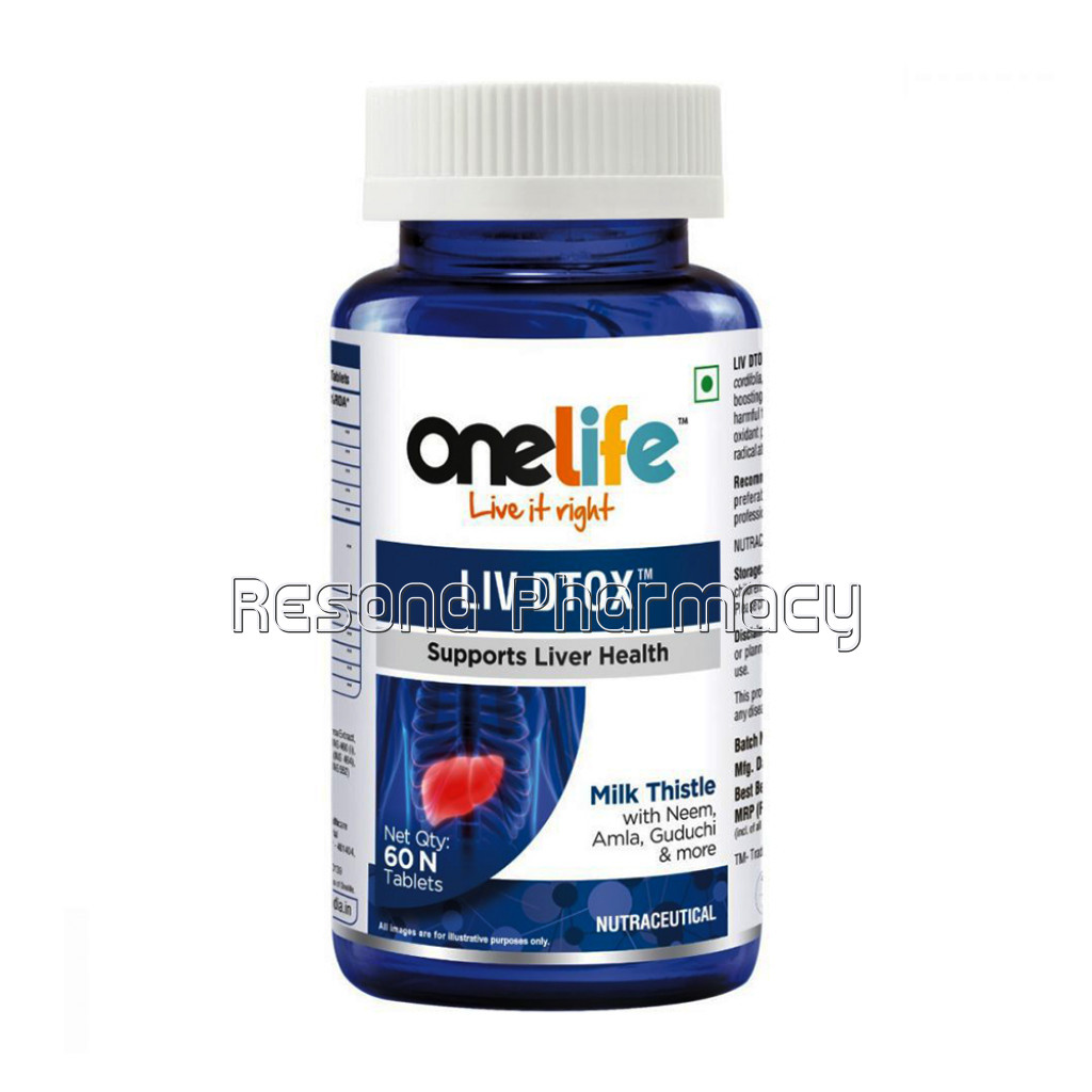 Onelife Liv Dtox : Supports Liver Health   60 Tablets