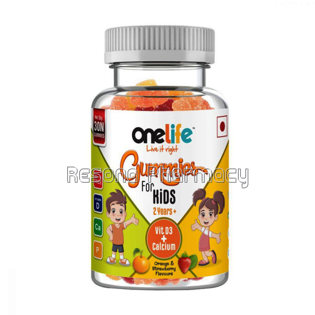 Onelife Calcium And Vitamin D3 Gummies For Kids : 2Plus Years