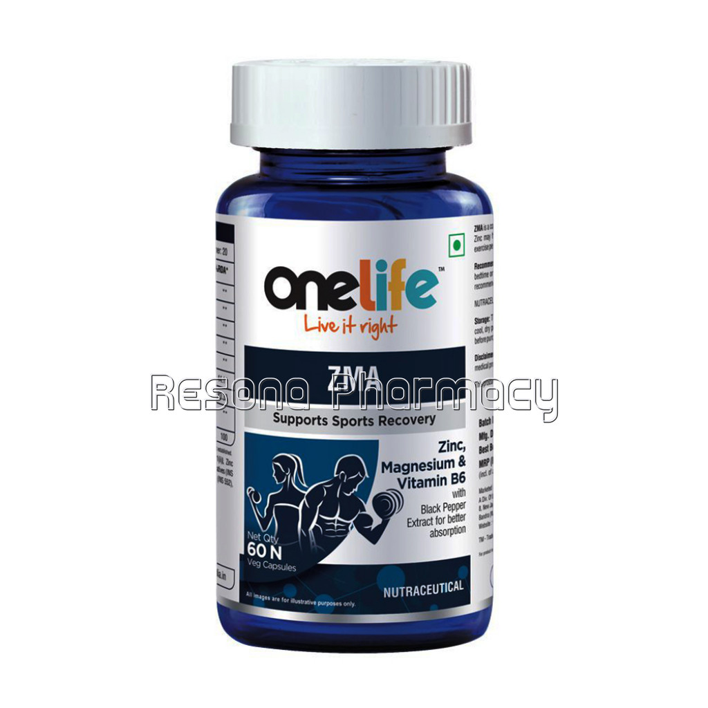 Onelife Zma : Supports Sports Recovery   60 Capsules
