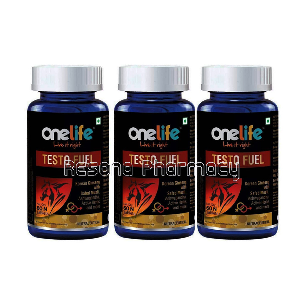 Onelife Testo Fuel : Stamina Booster   60 Tablets [Pack Of 3]