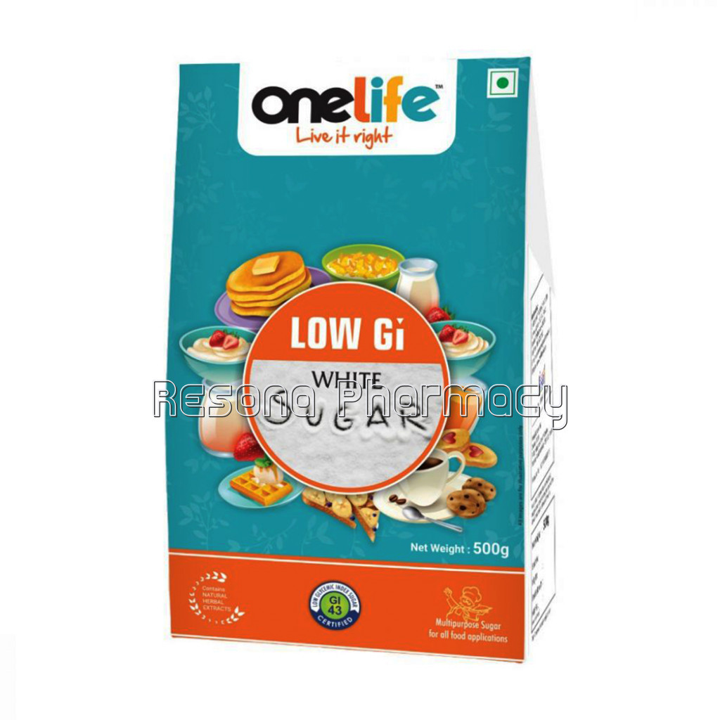 Onelife Low Gi White Sugar : Low Glycemic Index   500Gm