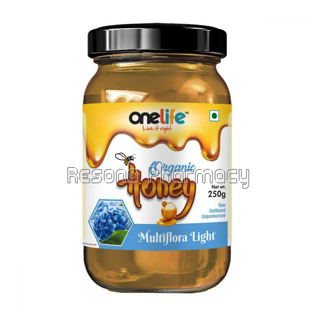 Onelife Organic Honey : Multiflora Light   250Gm