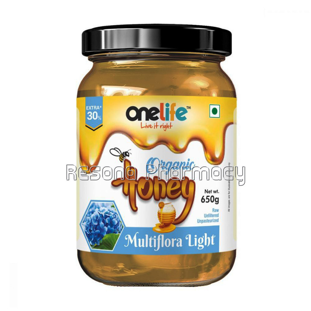 Onelife Organic Honey : Multiflora Light   650Gm