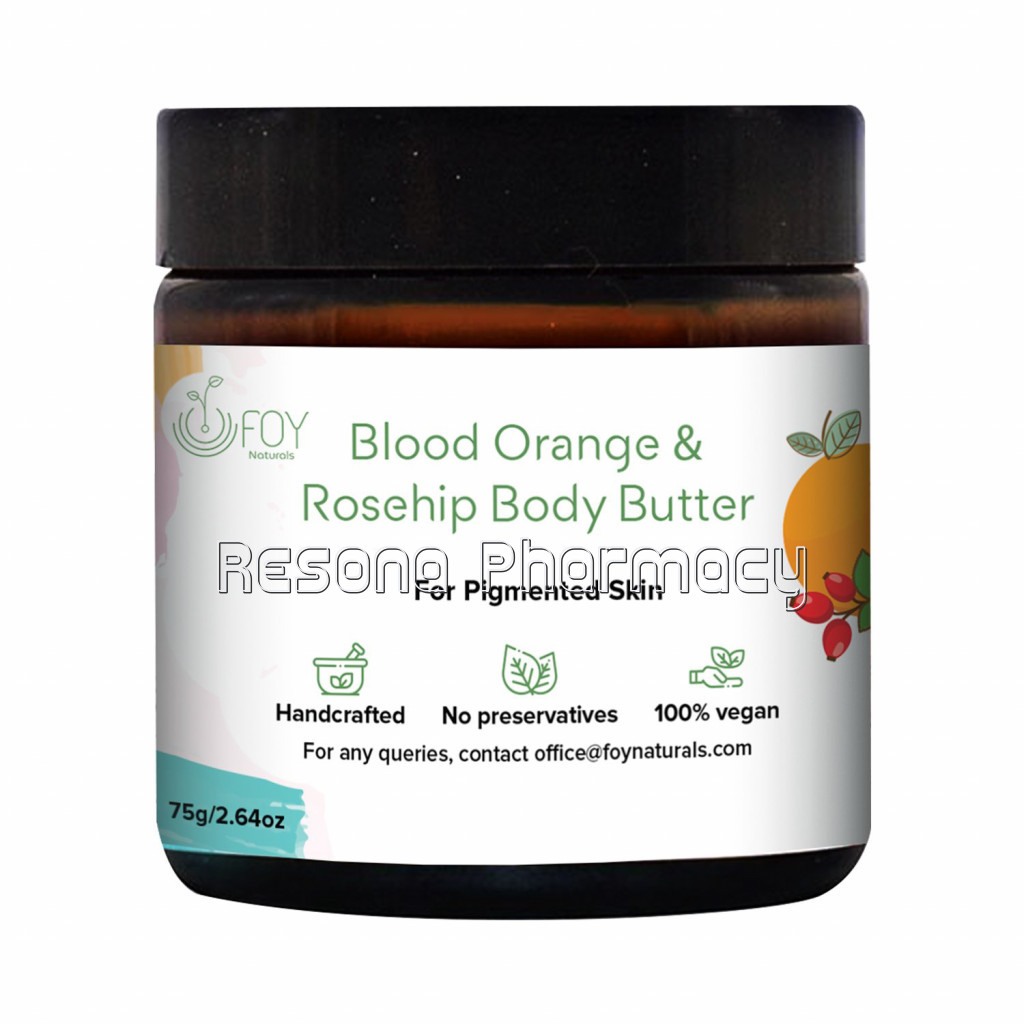Blood Orange and Rosehip Body Butter For Pigmented Skin