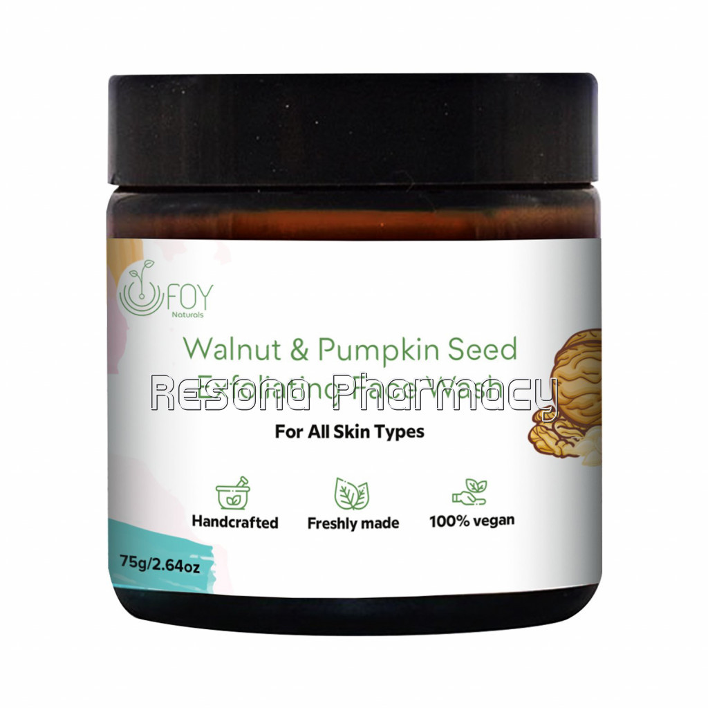 Walnut and Pumpkin Seed Exfoliating Face Wash (75Gm)