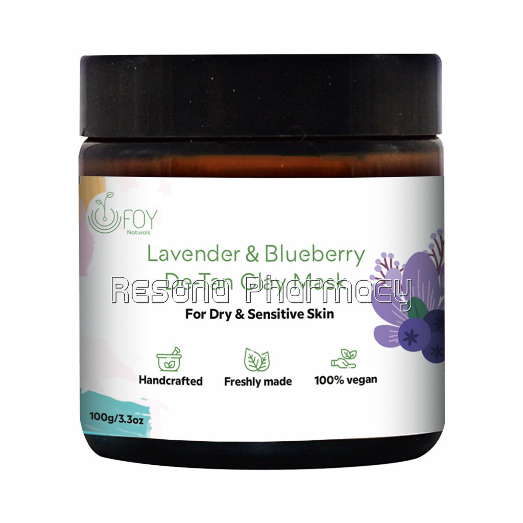 Lavender and Blueberry De Tan Clay Mask (100G)