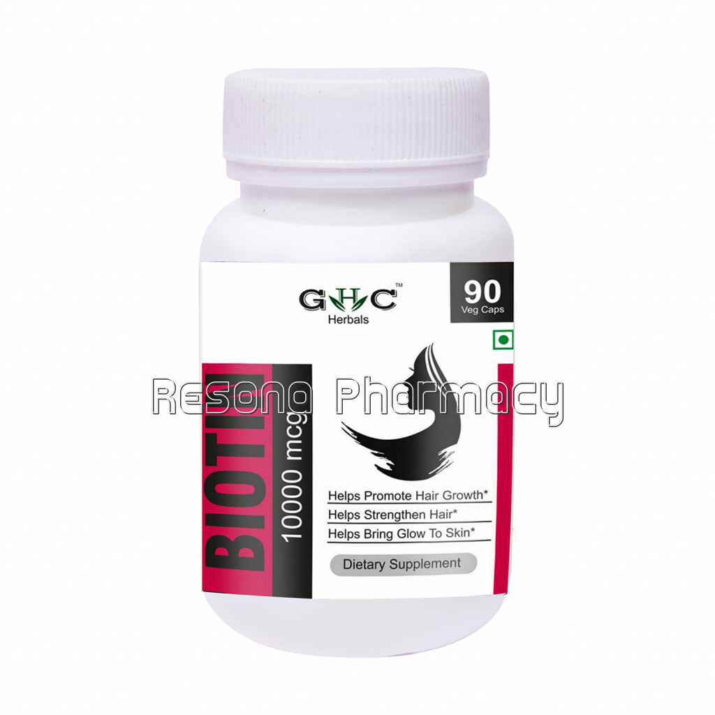 Biotin 10000Mcg Enhanced With Bhringraj And Amla | 90 Veg Capsules
