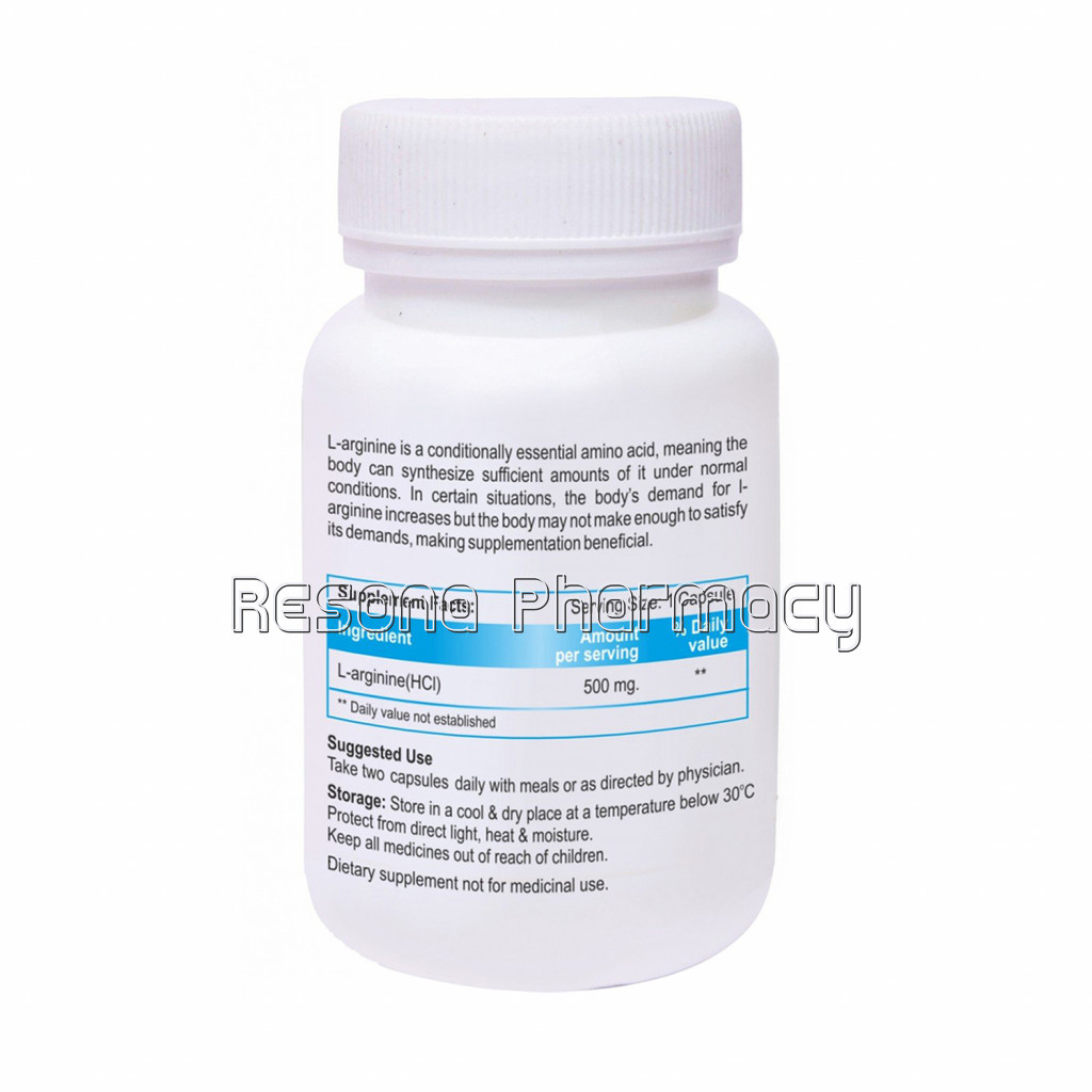 L Arginine 1000Mg Per Serving (90 Veg Capsules)