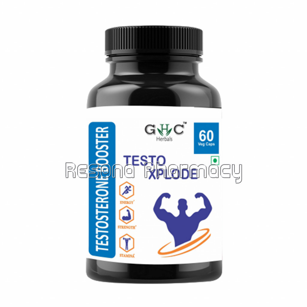 Testo Xplode | NaNaturalTestosterone Booster For Men | 60 Veg Capsules