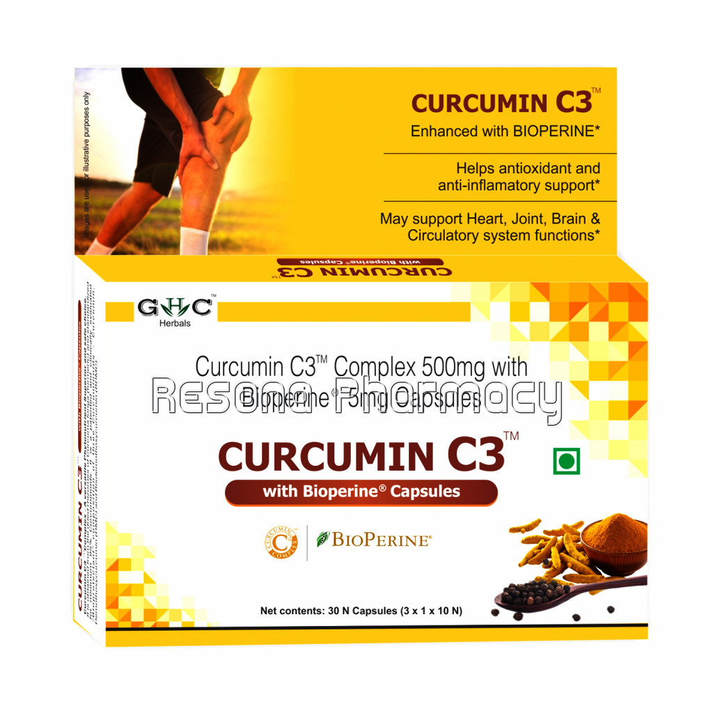 Curcumin C3 Complex (500Mg With Bioperine) 60