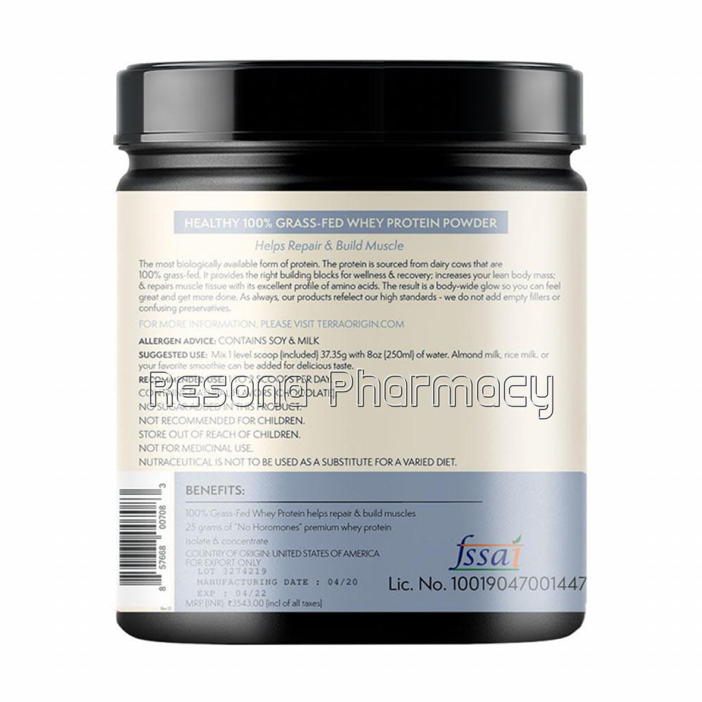 100% Grass Fed Whey Protein Chocolate